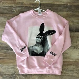 ariana grande dangerous woman pink sweatshirt